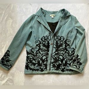 Embroidered Denim Jacket